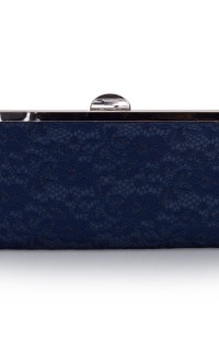 Wilma-Navy clutch bag