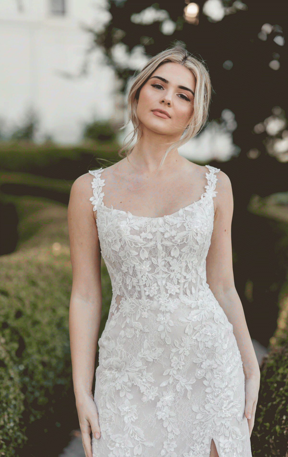 Leonie - 7941 - Stella York 7941, Beaded lace fit & flare wedding dress with scoop neckline and lace straps - Extensive collection of Stella York designs at Blessings Of Brighton, The Bridal Boutique 3 Loyal Parade, Mill Rise, Westdene, Brighton E.Sussex BN1 5GG