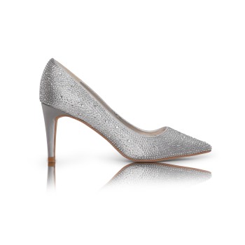 Stara shoe - Silver - Ladies occasion shoes for weddings, mother of the bride, mother of the groom & lady guests. Special Occasion shoe designs - Occasions at Blessings 1 Loyal Parade, Mill Rise, Westdene, Brighton. BN1 5GG T: 01273 505766