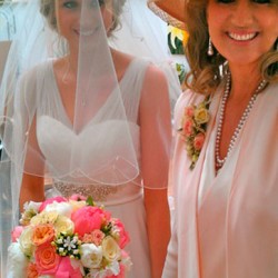 Harmony wore a Tulle Ball gown wedding dress by Sincerity Bridal