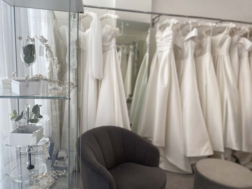 The beautiful Blessings wedding dress boutique